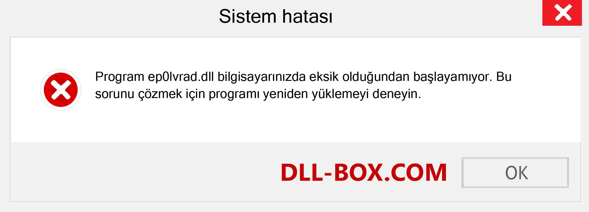 ep0lvrad.dll dosyası eksik mi? Windows 7, 8, 10 için İndirin - Windows'ta ep0lvrad dll Eksik Hatasını Düzeltin, fotoğraflar, resimler